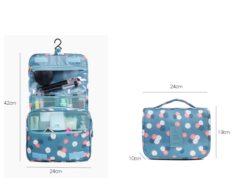 New Style Promotional Gift Set Canvas Hanging Cosmetic Makeup Bag